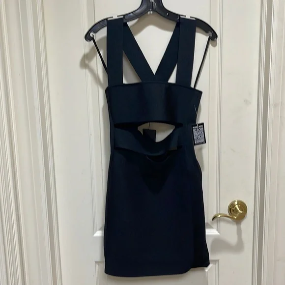 Herve Leger | Dresses | Herve Leger Cutout Bandage Mini Dress Xl Black |  Poshmark